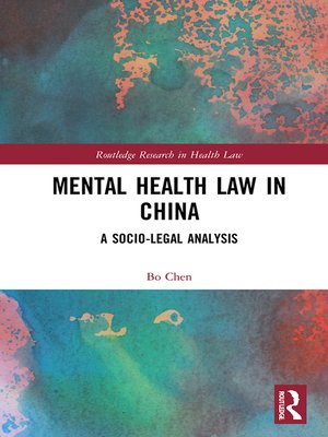 cover image of Mental Health Law in China